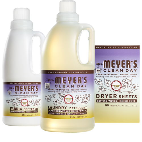 Mrs. Meyer's Compassion Flower Laundry Set
